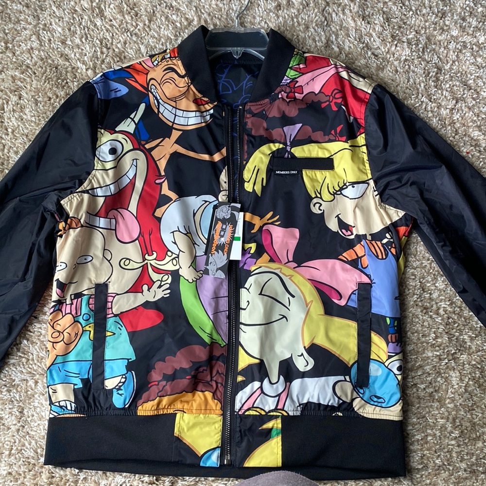 Limited Edition Members Only x Nickelodeon Rugrats Bomber Jacket